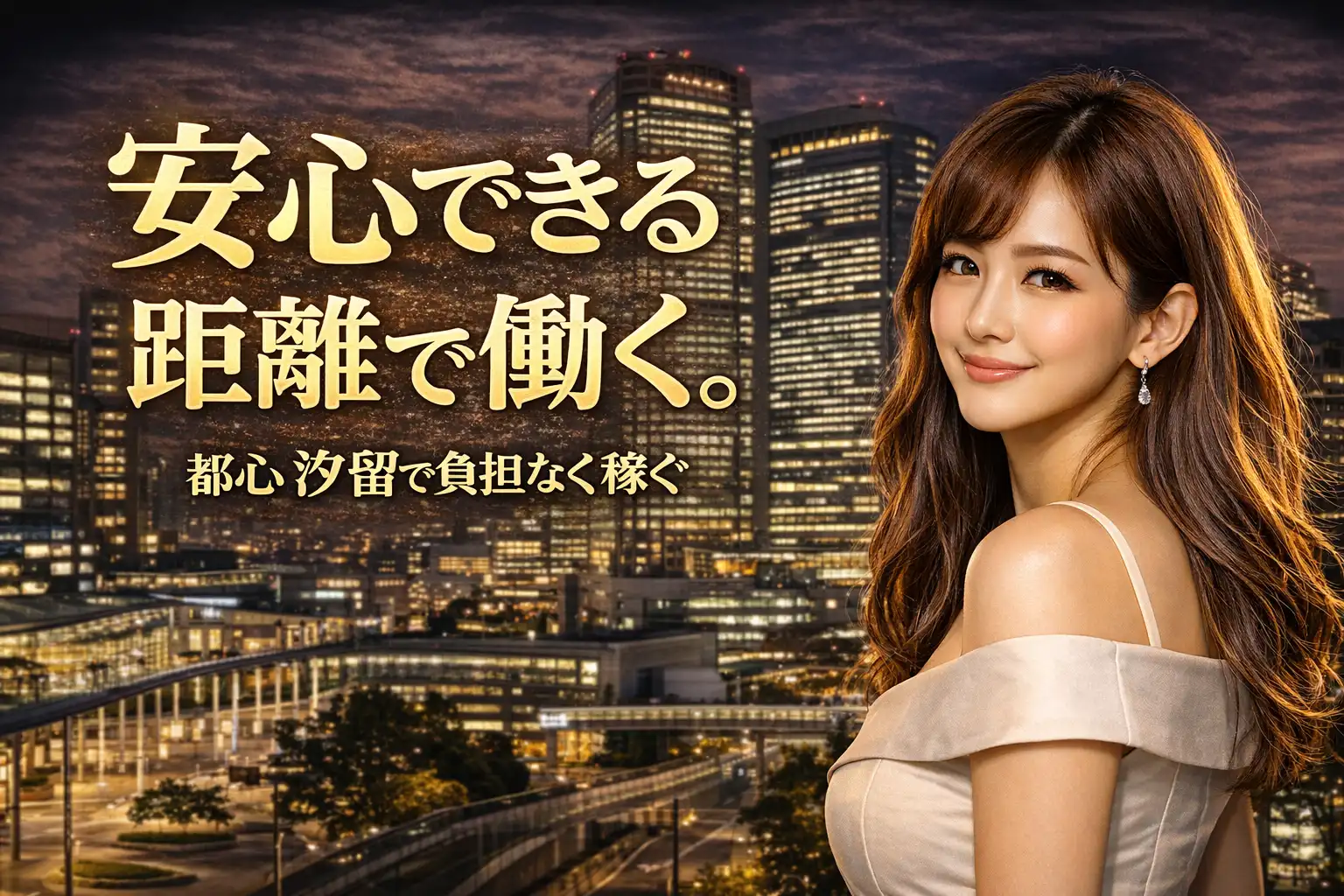 汐留デリヘル求人｜安心できる距離で働く。都心・汐留で短時間高収入の求人案内