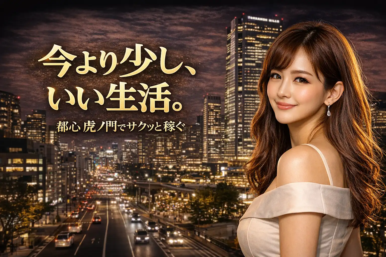 虎ノ門デリヘル求人|今より少し、いい生活。都心・虎ノ門で短時間高収入の求人案内